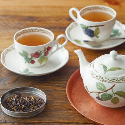 ノリタケ 【オーチャードガーデン】ティー・コーヒー碗皿ペアセット