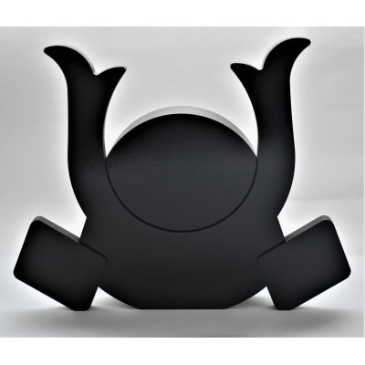 シンプル兜飾り・黒