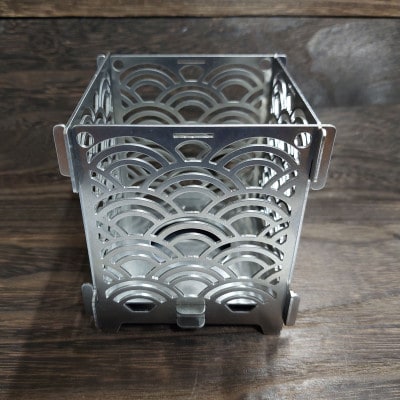 和柄モチーフのランタンシェード・キャンドルホルダー「seigaiha」