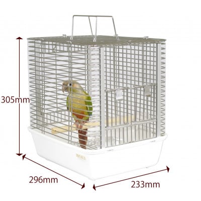 HOEIの鳥かご　ステンレスキャリーケージ　ハートフルキャリーステンレス