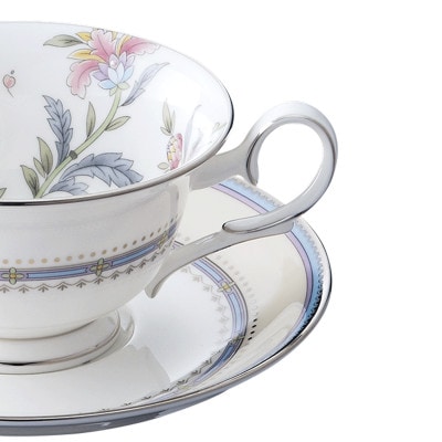 ノリタケ【ジャルダン フルーリ】カップ＆ソーサー