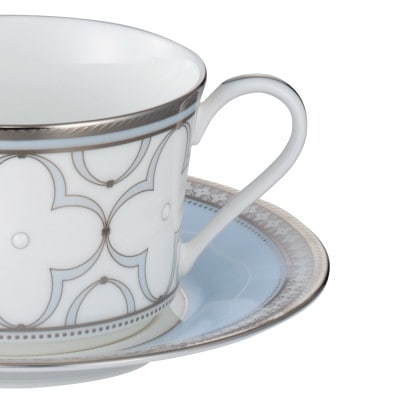 ノリタケ【トレフォリオプラチナ】カップ＆ソーサー