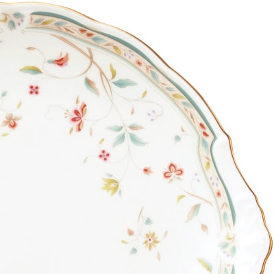 ノリタケ【花更紗】28cmパーティープレート