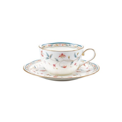 ノリタケ【花更紗】カップ＆ソーサー(5客)