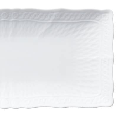 ノリタケ【シェール ブラン】27cm長角皿