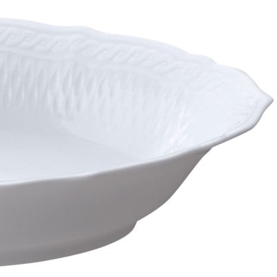 ノリタケ【シェール ブラン】25.5cmダイヤモンドディッシュ