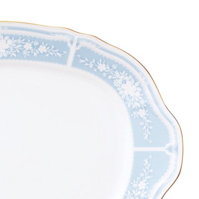 ノリタケ【レースウッドゴールド】36cmオーバルプラター