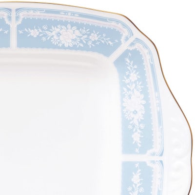 ノリタケ【レースウッドゴールド】28.5cmスクエアプレート