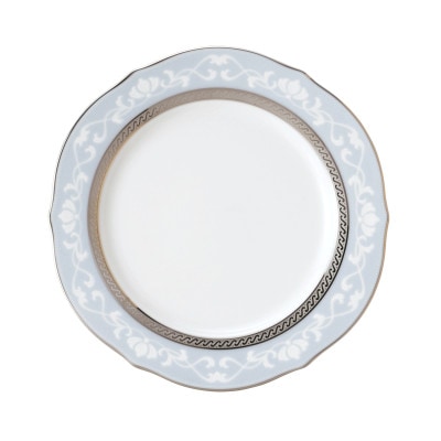 ノリタケ【ハンプシャープラチナ】23cmアクセントプレートペア