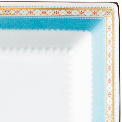 ノリタケ【ハミングブルー】23cmスクエアプレート