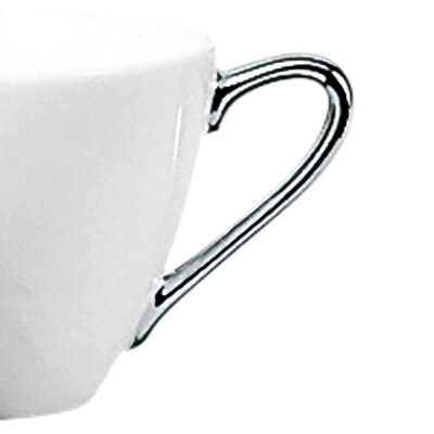 ノリタケ【アミ】カップ＆ソーサー(銀)