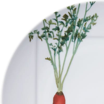 ノリタケ【京香旬彩】27cmプレート(金時人参)