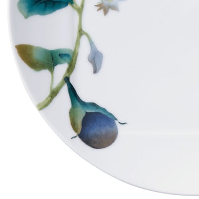 ノリタケ【京香旬彩】27cmプレート(加茂茄子)