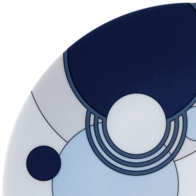 ノリタケ【フランク・ロイド・ライト インペリアルブルー】24.5cmクーププレート