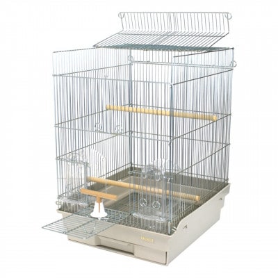 HOEIの鳥かご　小鳥用手のりケージ　35手のりG　ミラルナグレー