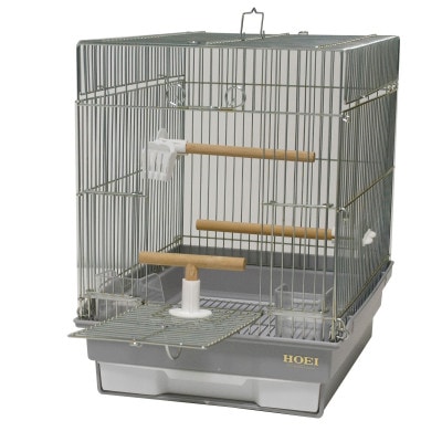HOEIの鳥かご　小鳥用手のりケージ　21手のりG　フロスティグレー