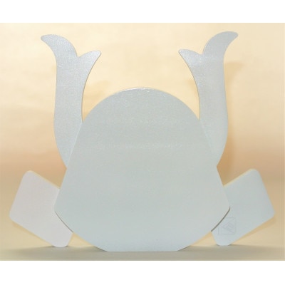 シンプル兜飾り・白