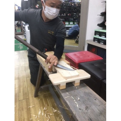 郡上踊り　踊り下駄　槍鉋(やりかんな)下駄　女性用Sサイズ　鼻緒/トンボ