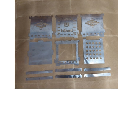 コンパクト焚き火台  「Forest＆Island」  M.S.S model-02