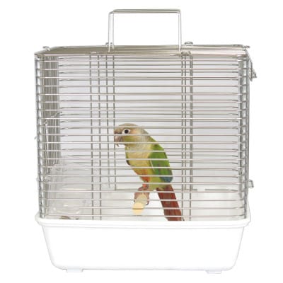 HOEIの鳥かご　ステンレスキャリーケージ　ハートフルキャリーステンレス