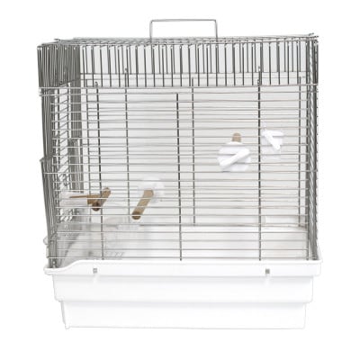 HOEIの鳥かご　小鳥用ステンレス横あみケージ　21手のり横あみステンレス