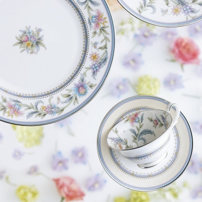 ノリタケ【ジャルダン フルーリ】カップ＆ソーサー