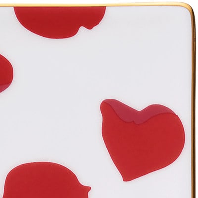 ノリタケ【ローザロッサ】15cmスクエアプレートペア