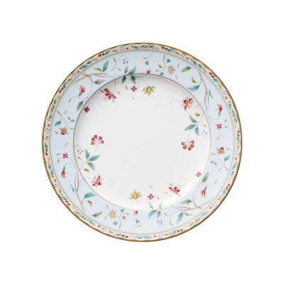 ノリタケ【花更紗】21cmプレートペア(色変わり)