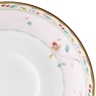 ノリタケ【花更紗】カップ＆ソーサー(ピンク)