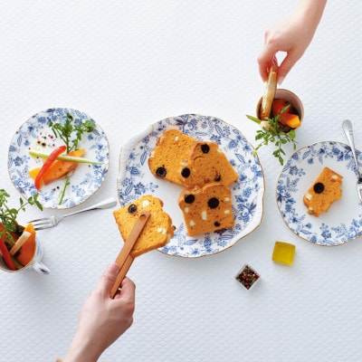 ノリタケ【ブルーソレンティーノ】28cmパーティープレート