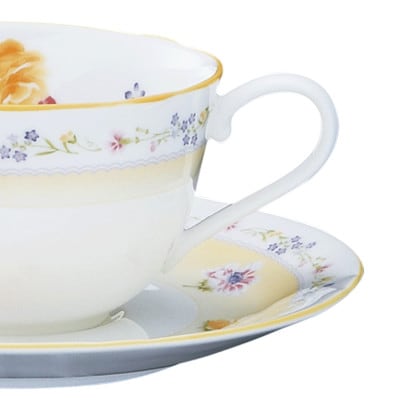 ノリタケ【ジュヌフレール】カップ＆ソーサーペア