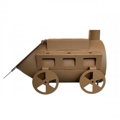 『焼却炉の鈴木工業』　薪ストーブ　D-51ロクマル　色:ベージュ