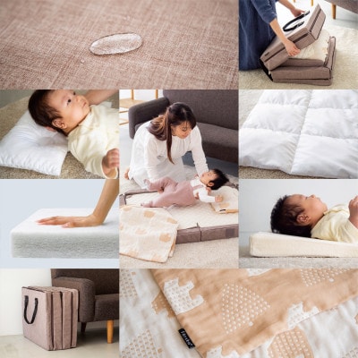 ファルスカ コンパクトベッド Free メランジブラウン