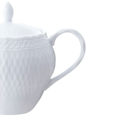 ノリタケ【シェール ブラン】ティーポット(小)(茶こし付)