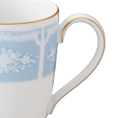 ノリタケ【レースウッドゴールド】マグカップペア