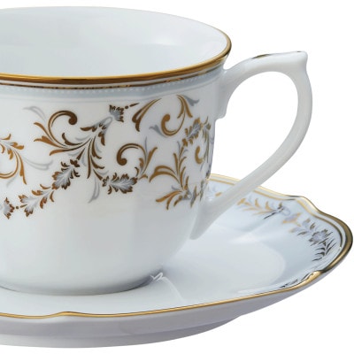 ノリタケ【ソフィランス】コーヒーカップ＆ソーサーペア