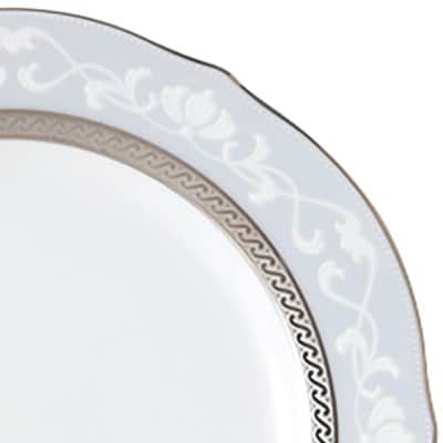 ノリタケ【ハンプシャープラチナ】23cmアクセントプレートペア