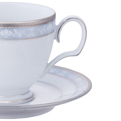 ノリタケ【ハンプシャープラチナ】カップ＆ソーサーペア