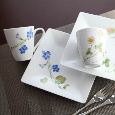 ノリタケ【あづまの路】マグカップ(たちつぼすみれ)