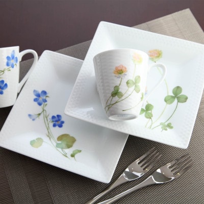 ノリタケ【あづまの路】マグカップ(しろつめくさ)