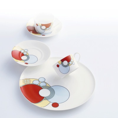 ノリタケ【フランク・ロイド・ライト インペリアル】カップ＆ソーサー