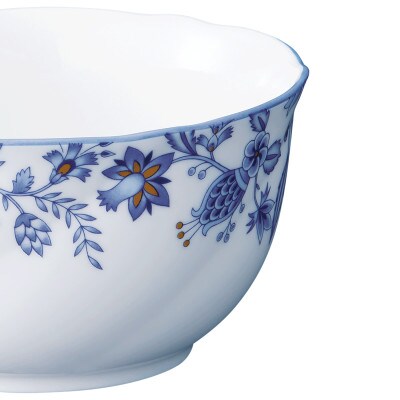 ノリタケ【ブルーソレンティーノ色線仕上げアイテム】11cmディープボウルペア