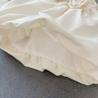 ベビー袴 80 SIZE チューリップ×白色の袴