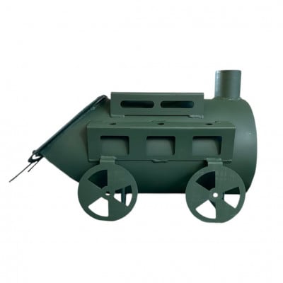 『焼却炉の鈴木工業』　薪ストーブ　D-51ロクマル　色:カーキ