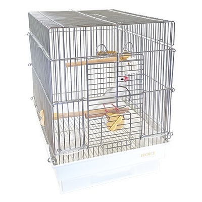 HOEIの鳥かご　小鳥用ステンレス手のりケージ　21手のりステンレス