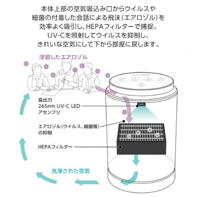 シチズンUV除菌空気清浄機 airplant