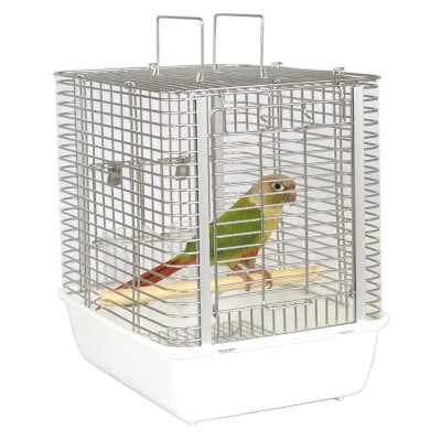 HOEIの鳥かご　ステンレスキャリーケージ　ハートフルキャリーステンレス