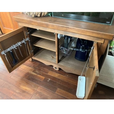 無垢水槽キャビネット