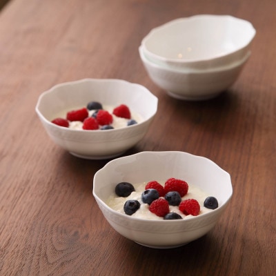 ノリタケ【シェール ブラン】13cmボウルペア