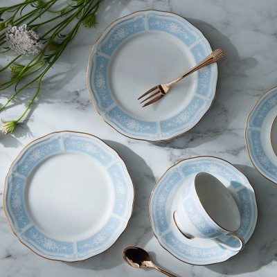 ノリタケ【レースウッドゴールド】カップ＆ソーサーペア